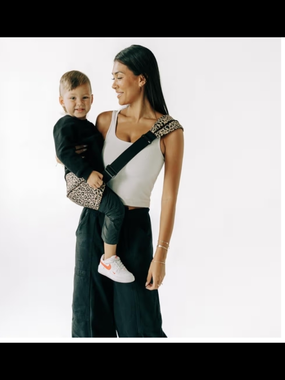 Cheetah Print Kids Carrier Sling —  Liftoff Tushbaby Comfort Sling